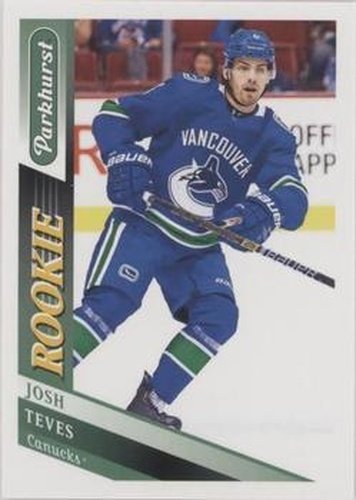 #297 Josh Teves - Vancouver Canucks - 2019-20 Parkhurst Hockey