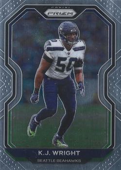 #297 K.J. Wright - Seattle Seahawks - 2020 Panini Prizm Football