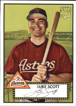 #297 Luke Scott - Houston Astros - 2006 Topps 1952 Edition Baseball