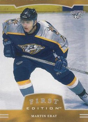#297 Martin Erat - Nashville Predators - 2002-03 Be a Player First Edition Hockey
