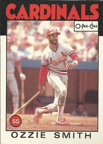 #297 Ozzie Smith - St. Louis Cardinals - 1986 O-Pee-Chee Baseball