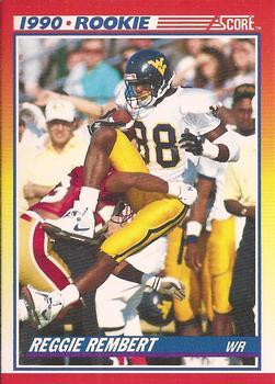 #297 Reggie Rembert - West Virginia Mountaineers - 1990 Score Football
