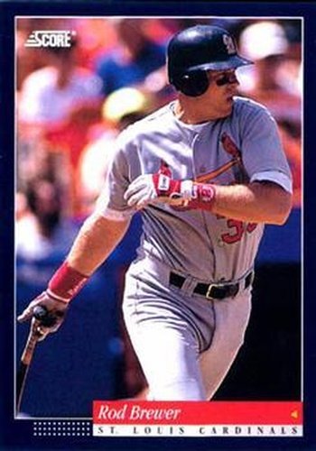 #297 Rod Brewer - St. Louis Cardinals -1994 Score Baseball