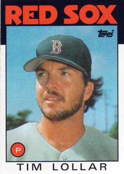 #297 Tim Lollar - Boston Red Sox - 1986 Topps Baseball