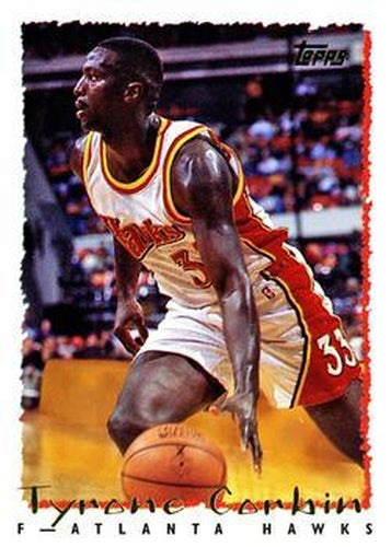 #297 Tyrone Corbin - Atlanta Hawks - 1994-95 Topps Basketball