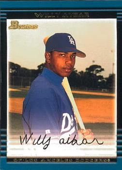 #297 Willy Aybar - Los Angeles Dodgers - 2002 Bowman Baseball