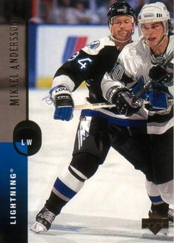 #297 Mikael Andersson - Tampa Bay Lightning - 1994-95 Upper Deck Hockey