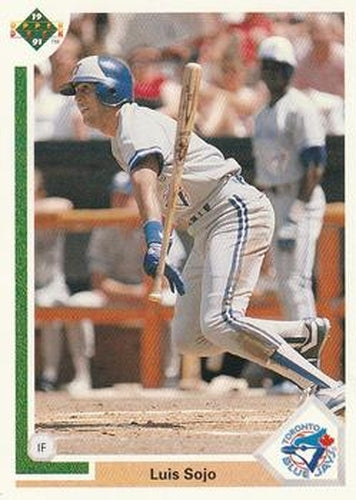 #297 Luis Sojo - Toronto Blue Jays - 1991 Upper Deck Baseball