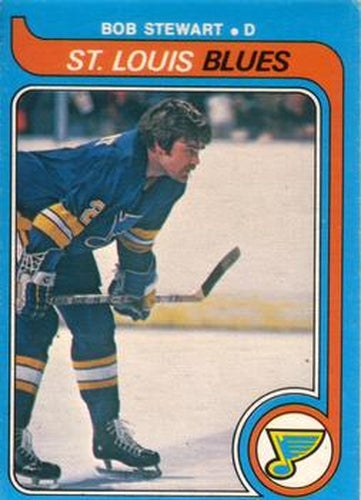 #297 Bob Stewart - St. Louis Blues - 1979-80 O-Pee-Chee Hockey