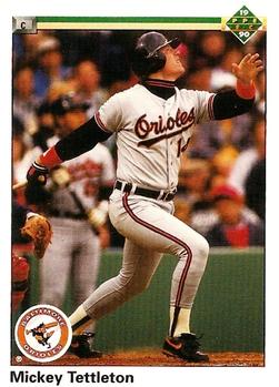 #297 Mickey Tettleton - Baltimore Orioles - 1990 Upper Deck Baseball