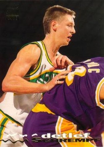 #297 Detlef Schrempf - Seattle SuperSonics - 1993-94 Stadium Club Basketball