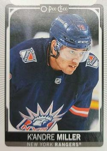 #297b K'Andre Miller - Special Jersey - New York Rangers - 2021-22 O-Pee-Chee Hockey