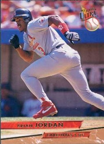 #107 Brian Jordan - St. Louis Cardinals - 1993 Ultra Baseball