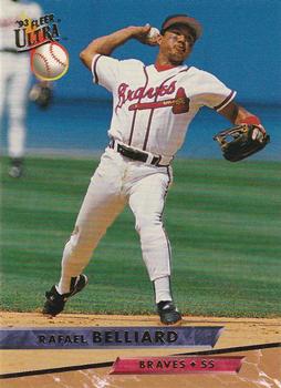 #2 Rafael Belliard - Atlanta Braves - 1993 Ultra Baseball