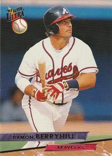 #3 Damon Berryhill - Atlanta Braves - 1993 Ultra Baseball