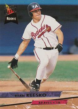 #7 Ryan Klesko - Atlanta Braves - 1993 Ultra Baseball
