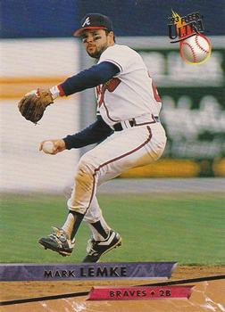 #8 Mark Lemke - Atlanta Braves - 1993 Ultra Baseball