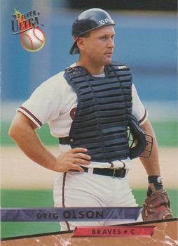 #10 Greg Olson - Atlanta Braves - 1993 Ultra Baseball