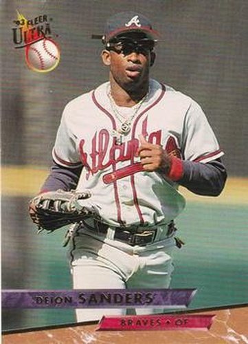#12 Deion Sanders - Atlanta Braves - 1993 Ultra Baseball