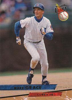 #18 Mark Grace - Chicago Cubs - 1993 Ultra Baseball