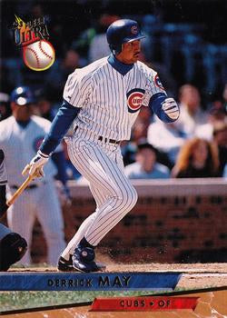 #19 Derrick May - Chicago Cubs - 1993 Ultra Baseball