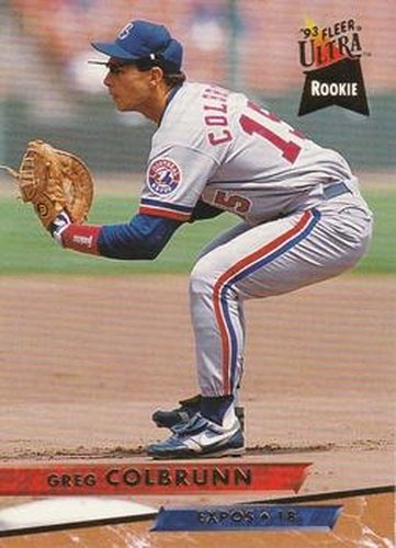 #64 Greg Colbrunn - Montreal Expos - 1993 Ultra Baseball