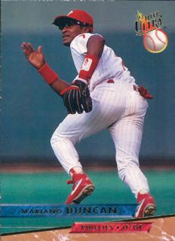 #87 Mariano Duncan - Philadelphia Phillies - 1993 Ultra Baseball