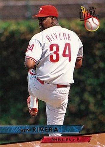 #93 Ben Rivera - Philadelphia Phillies - 1993 Ultra Baseball