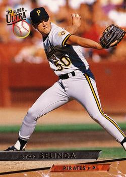 #95 Stan Belinda - Pittsburgh Pirates - 1993 Ultra Baseball