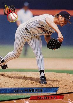 #117 Greg Harris - San Diego Padres - 1993 Ultra Baseball
