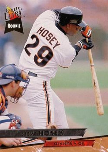 #132 Steve Hosey - San Francisco Giants - 1993 Ultra Baseball