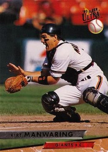 #135 Kirt Manwaring - San Francisco Giants - 1993 Ultra Baseball