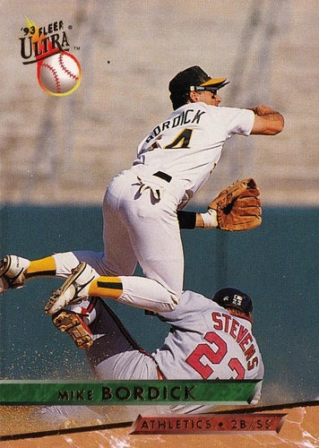 #254 Mike Bordick - Oakland Athletics - 1993 Ultra Baseball