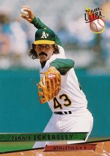 #257 Dennis Eckersley - Oakland Athletics - 1993 Ultra Baseball