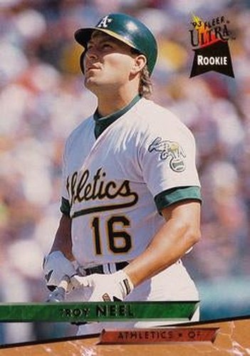 #260 Troy Neel - Oakland Athletics - 1993 Ultra Baseball