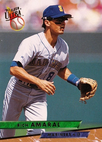 #265 Rich Amaral - Seattle Mariners - 1993 Ultra Baseball