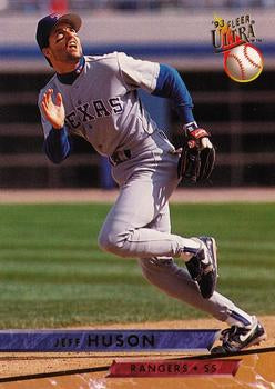#280 Jeff Huson - Texas Rangers - 1993 Ultra Baseball