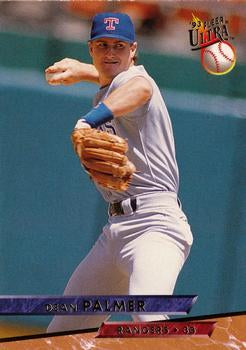 #282 Dean Palmer - Texas Rangers - 1993 Ultra Baseball