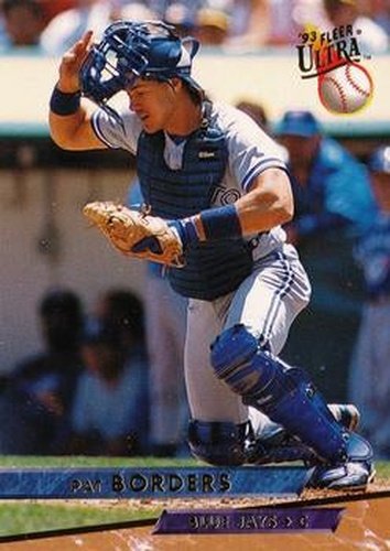 #287 Pat Borders - Toronto Blue Jays - 1993 Ultra Baseball