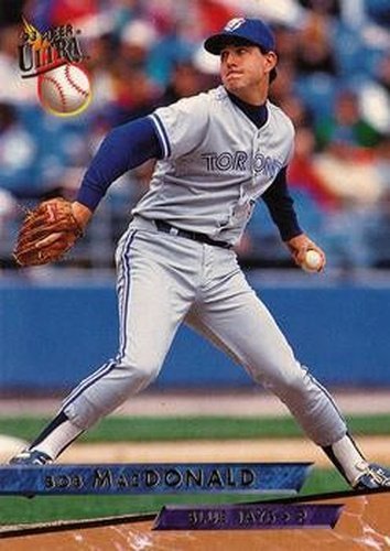 #289 Bob MacDonald - Toronto Blue Jays - 1993 Ultra Baseball