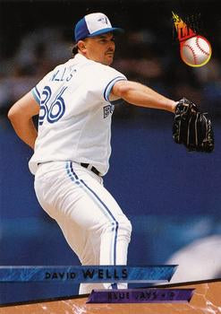 #296 David Wells - Toronto Blue Jays - 1993 Ultra Baseball
