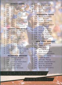 #300 Checklist: 194-300 - 1993 Ultra Baseball