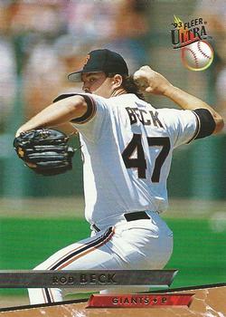 #126 Rod Beck - San Francisco Giants - 1993 Ultra Baseball