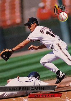 #127 Mike Benjamin - San Francisco Giants - 1993 Ultra Baseball