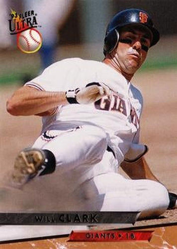 #130 Will Clark - San Francisco Giants - 1993 Ultra Baseball