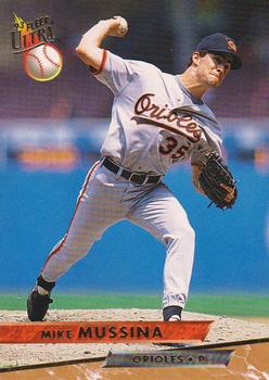 #144 Mike Mussina - Baltimore Orioles - 1993 Ultra Baseball