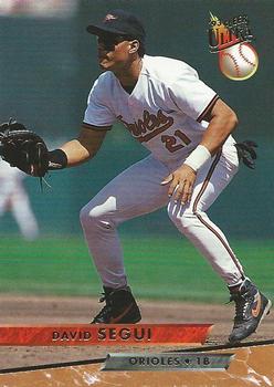 #146 David Segui - Baltimore Orioles - 1993 Ultra Baseball
