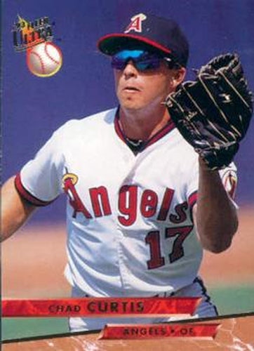 #159 Chad Curtis - California Angels - 1993 Ultra Baseball