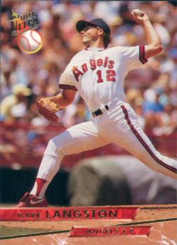 #166 Mark Langston - California Angels - 1993 Ultra Baseball