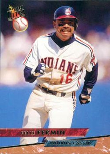 #184 Felix Fermin - Cleveland Indians - 1993 Ultra Baseball